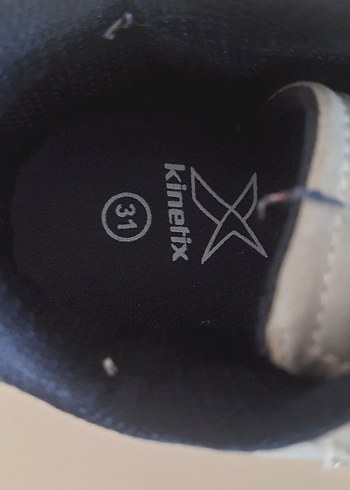 31 Beden gri Renk Gri Kinetix Erkek Çocuk Spor Ayakkabı