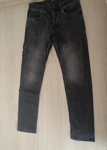 Diğer Gri Erkek Denim Pantolon - Regular Fit