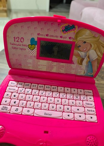 Pembe Eğitici Oyuncak Laptop - Görsel 2