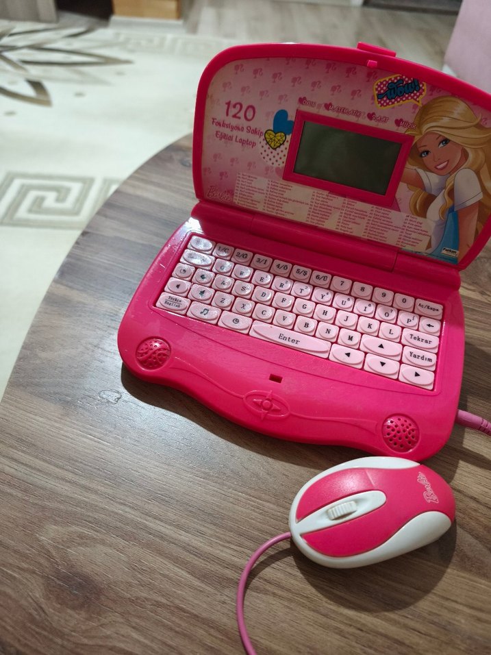 Pembe Eğitici Oyuncak Laptop - Görsel 3