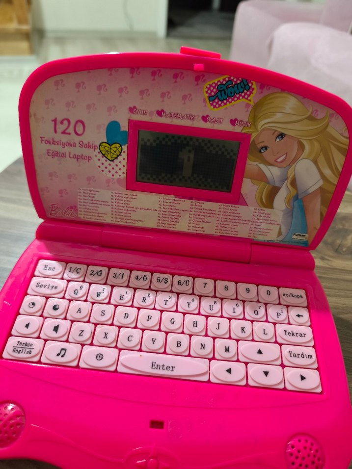 Pembe Eğitici Oyuncak Laptop - Görsel 2