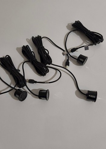 Siyah Koaksiyel Kablo ve Sensörler - Görsel 2