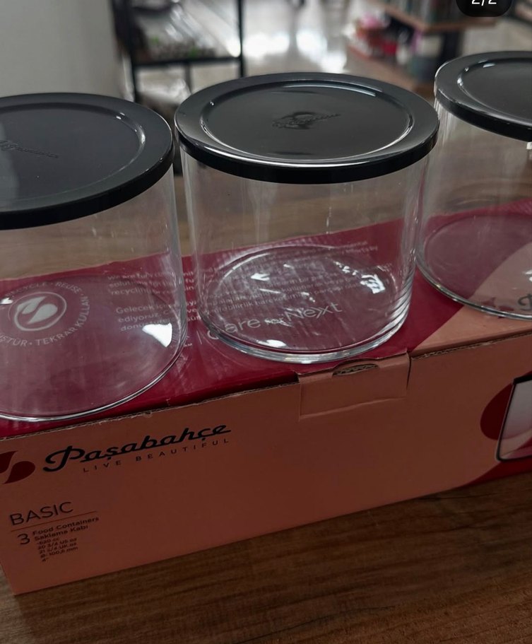 Paşabahçe 3'lü Saklama Kabı Seti - Görsel 3