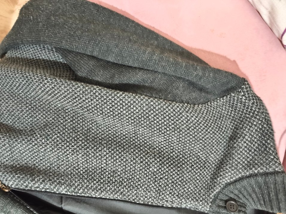 içi astarlı erkek hırkası - Görsel 4