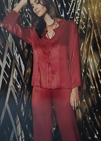 Saten pijama takımı 