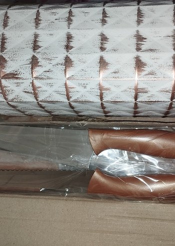 Beden Schafer Pastel Turuncu Bıçak Seti ve Standı