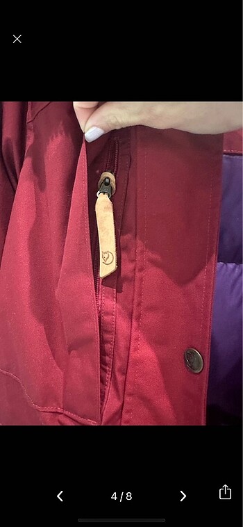 32 Beden bordo Renk Tertemiz orjinal kaban Fjallraven