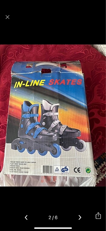 In-line roller star paten 36 numara