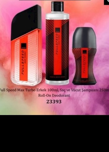 Full Speed Max Turbo Erkek Parfüm ve Bakım Seti