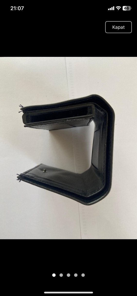 Siyah Minimalist Erkek Cüzdan - Görsel 3