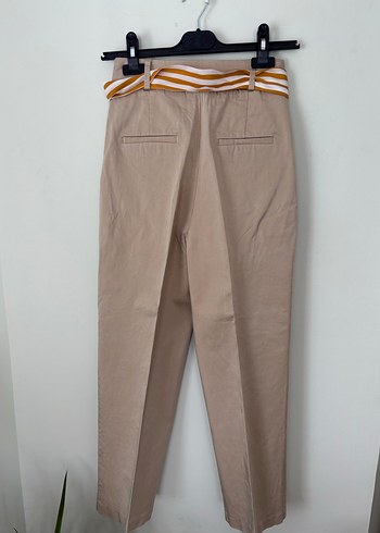İPEKYOL BEJ KEMERLİ PANTOLON - Görsel 5