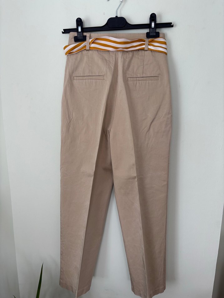 İPEKYOL BEJ KEMERLİ PANTOLON - Görsel 5