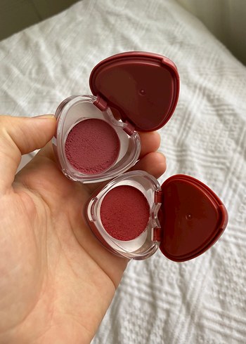 Beden Bordo Kalp Şeklinde Allık Seti