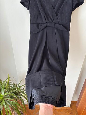 SİYAH OFİS ELBİSE - Görsel 7
