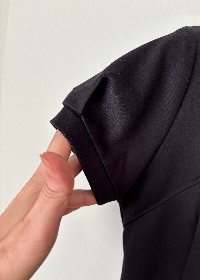 OFİS SİYAH ELBİSE - Görsel 2