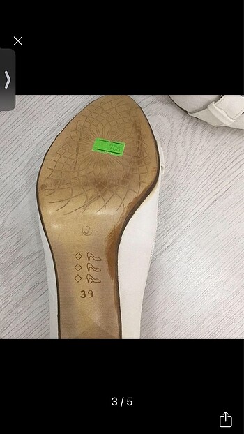 39 Beden kadın ayakkabı