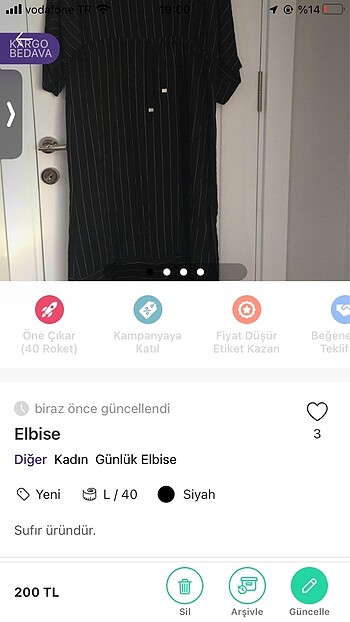 l Beden kadın elbise