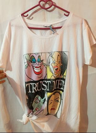 l Beden Çizgi karakterli salaş tshirt
