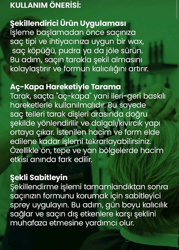 Saç Teli Kırmayan Kuaför Tarak Sistemi - Görsel 4