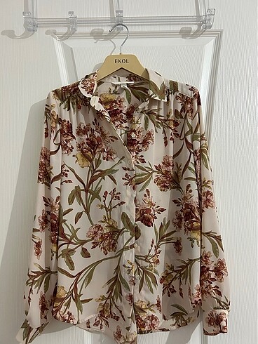 xs Beden camel Renk H&M gömlek