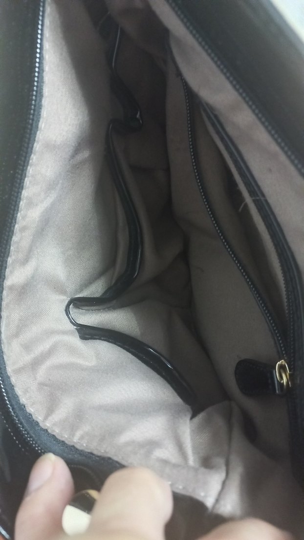 Kadın Kareli Fermuarlı Günlük Çanta - Görsel 5