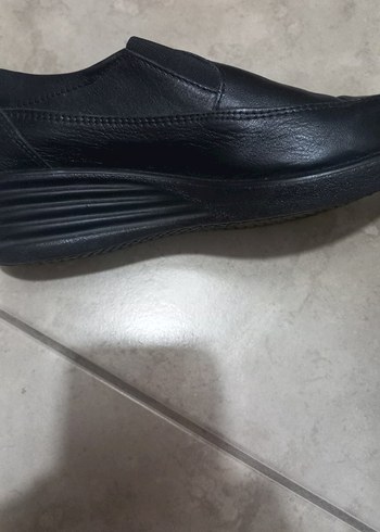 Siyah ortopedik günlük ayakkabı - Görsel 6