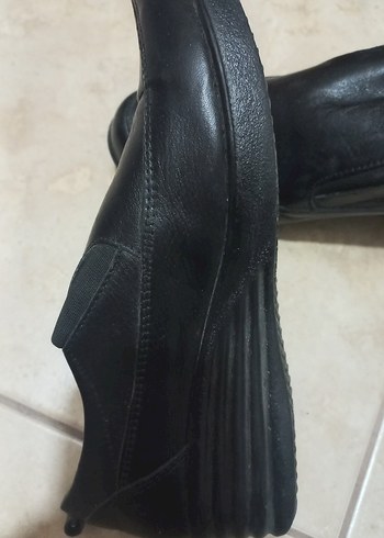 Siyah ortopedik günlük ayakkabı - Görsel 9