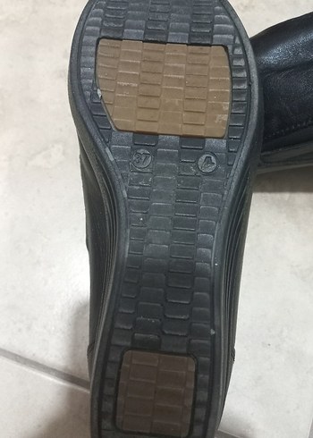 Siyah ortopedik günlük ayakkabı - Görsel 8