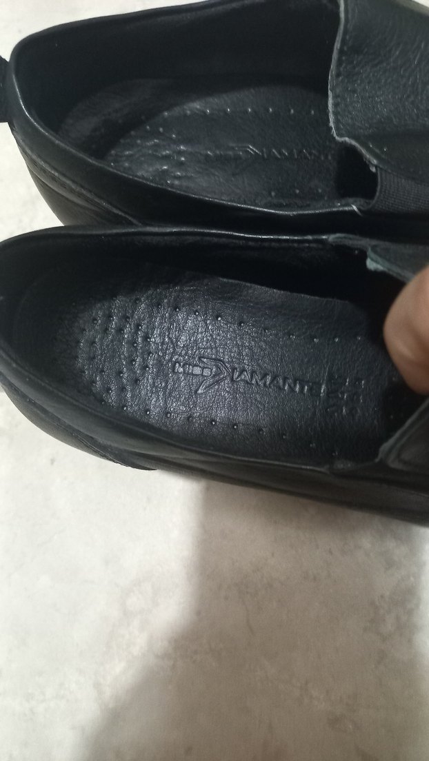 Siyah ortopedik günlük ayakkabı - Görsel 4