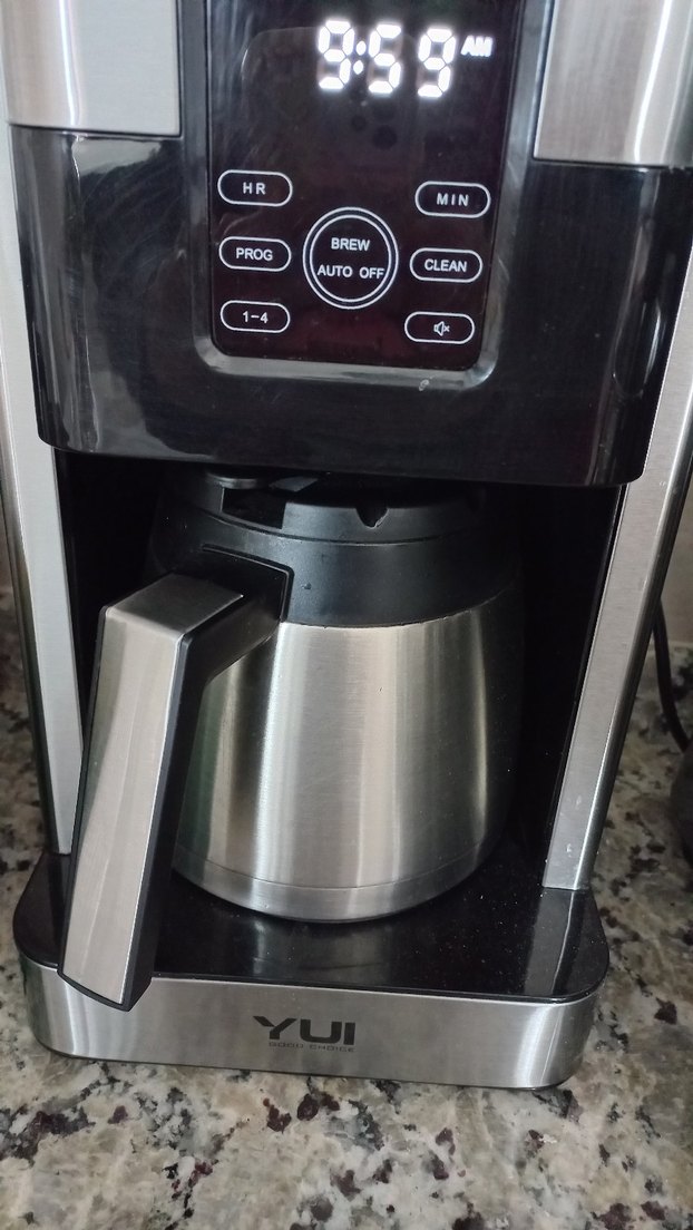 YUI Gri Kahve Makinesi Dijital Ekranlı - Görsel 2