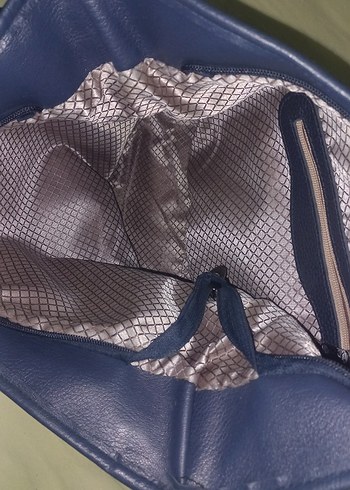 Mor Süet Fermuarlı Kadın omuz Çantası - Görsel 5