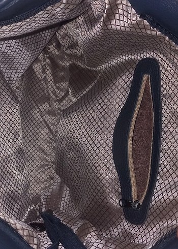 Mor Süet Fermuarlı Kadın omuz Çantası - Görsel 6