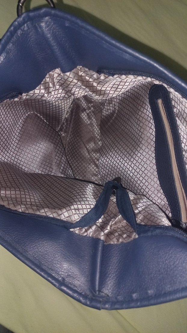 Mor Süet Fermuarlı Kadın omuz Çantası - Görsel 5