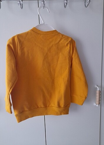 18-24 Ay Beden sarı Renk Cocuk Sweatshirt
