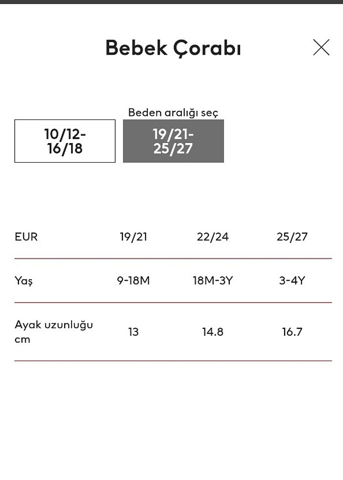 Hm 5 li bebek çorap  - Görsel 4