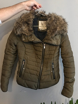 m Beden Bershka Kürklü Mont