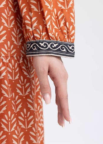 Defacto Modest %100 Pamuk Tesettür Elbise - Görsel 5