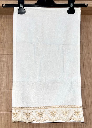 Kılıflı Süslü Çeyizlik Nakışlı Havlu - Görsel 3