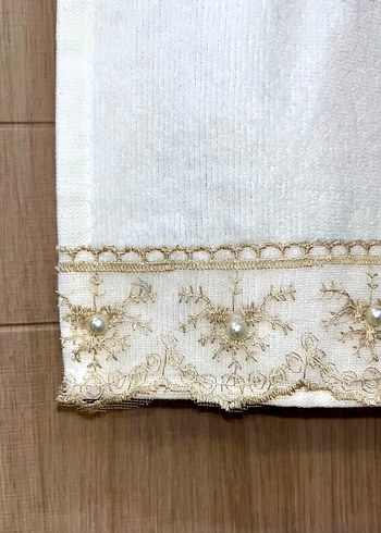 Kılıflı Süslü Çeyizlik Nakışlı Havlu - Görsel 2