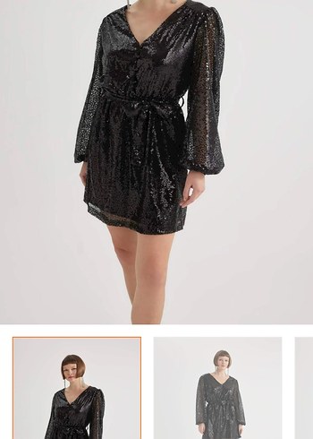 Payetli Şık Nişan Elbisesi - Görsel 7