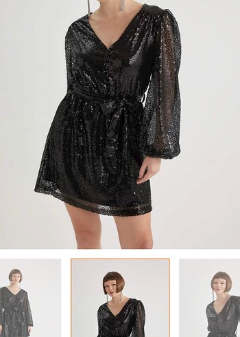 Payetli Şık Nişan Elbisesi - Görsel 5