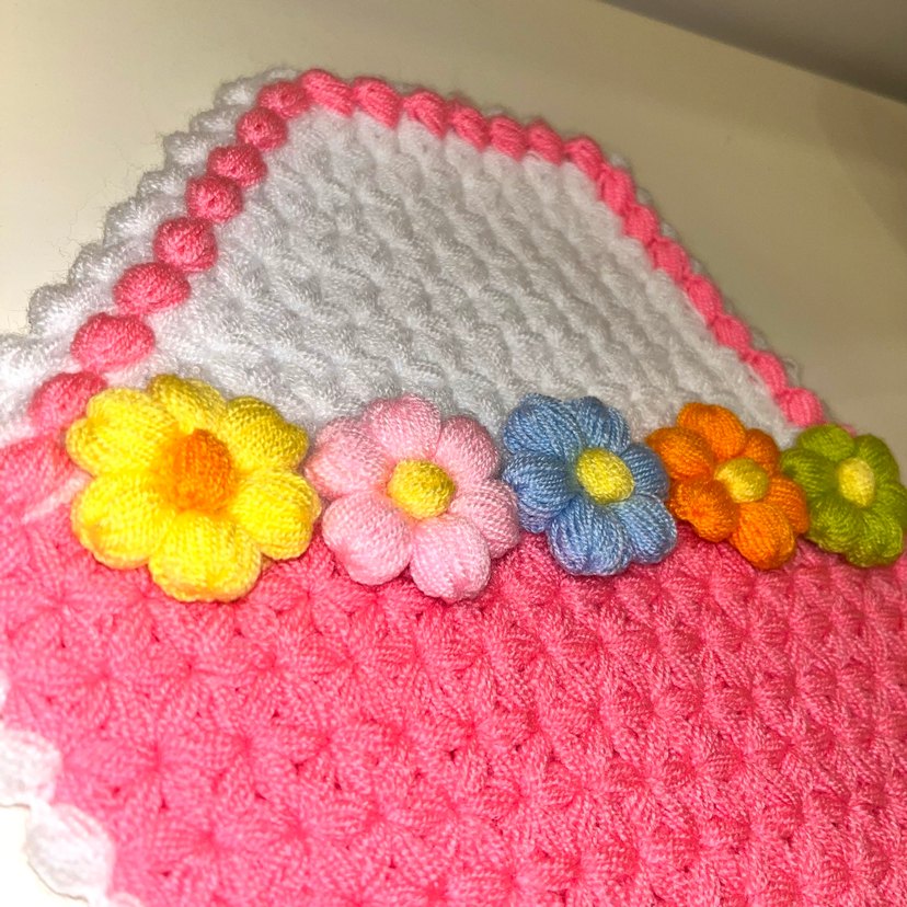 Sepet Figürlü Çeyizlik Örgü Lif - Görsel 2