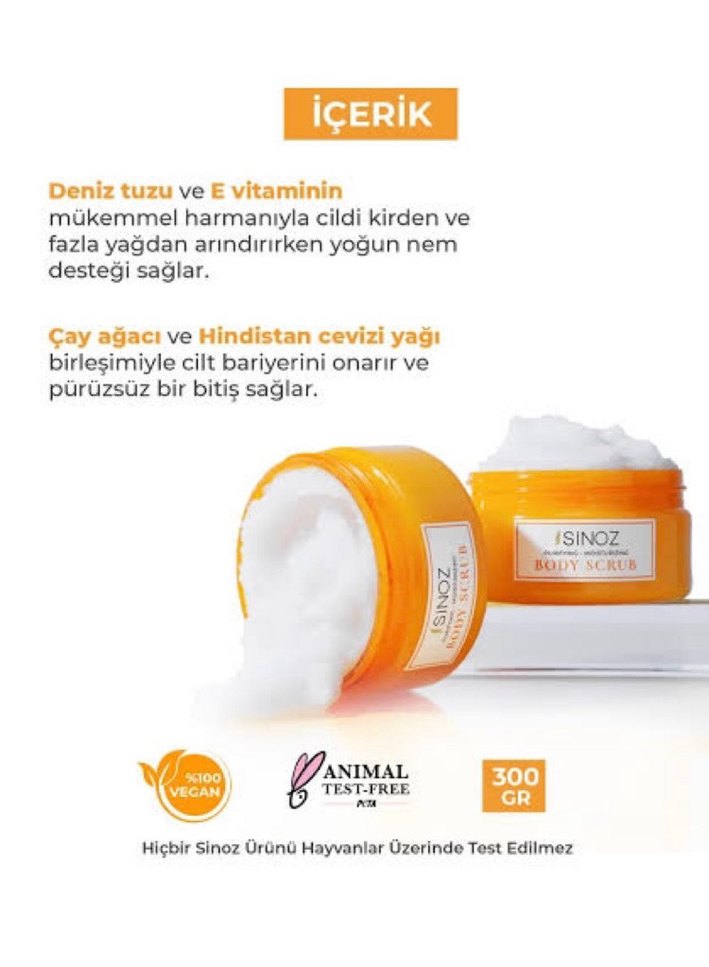 Sinoz Arındırıcı Nemlendirici Vücut Peelingi - Görsel 2