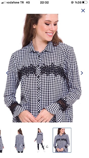 LCW Dantel Detaylı Tunik