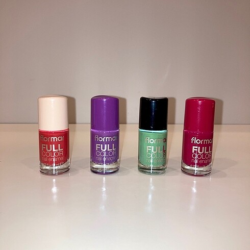 4 Adet Sıfır Flormar Oje