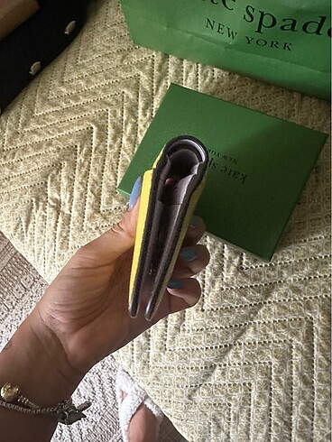 Beden sarı Renk Kate spade cüzdan