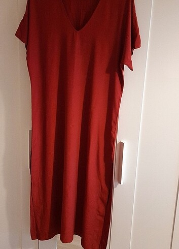 40 Beden Kırmızı Elbise 