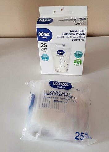 Wee Baby Anne Sütü Saklama Poşeti