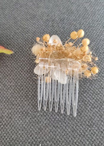 Gelin tokası, küpesi ve damat yaka çiçeği - Görsel 6