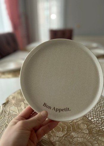 Beyaz porselen kahvaltı ve sunum Tabakları Seti - Görsel 2